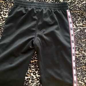 Black juicy track pants with Pink Trim